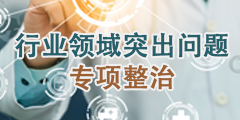 行业领域突出问题专项整治